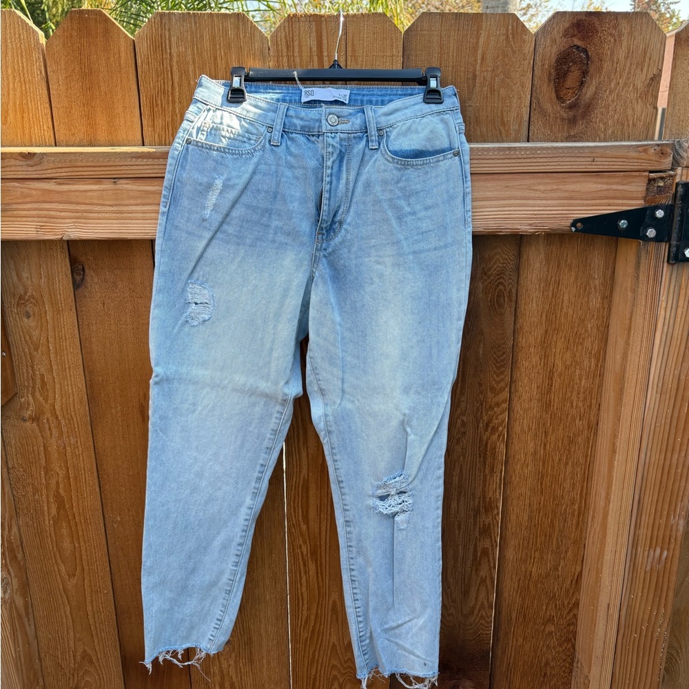 RSQ Women's Light Blue Boyfriend Jeans